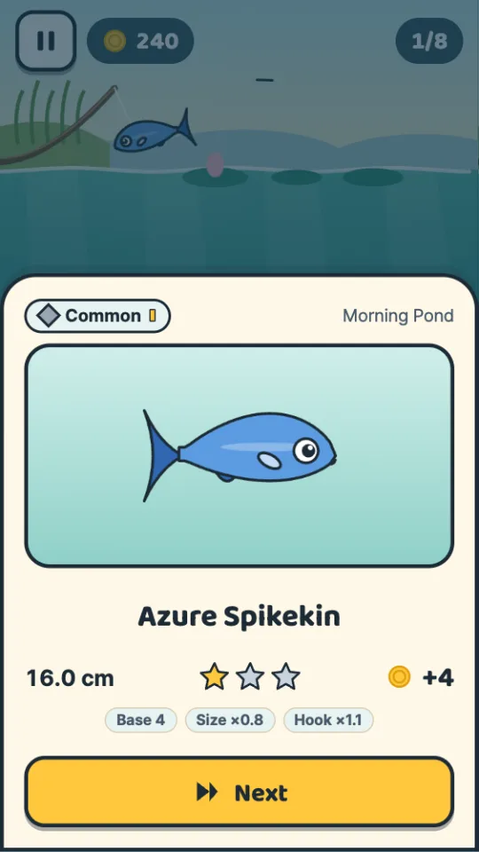 A catch card